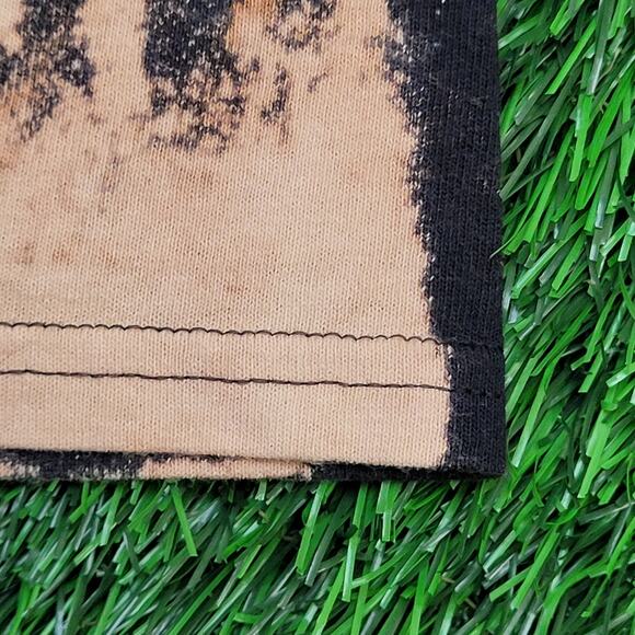 Harley-Quinn Joker Bleached Shirt Womens Small 17x27 Black Crazy - Picture 9 of 11